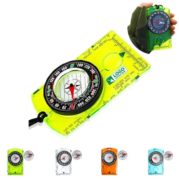 Multipurpose Outdoor Compass with Measuring Scales