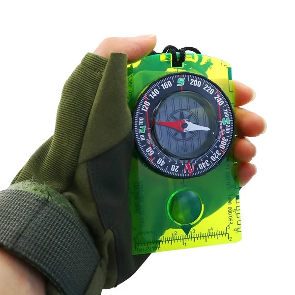 Multipurpose Outdoor Compass with Measuring Scales