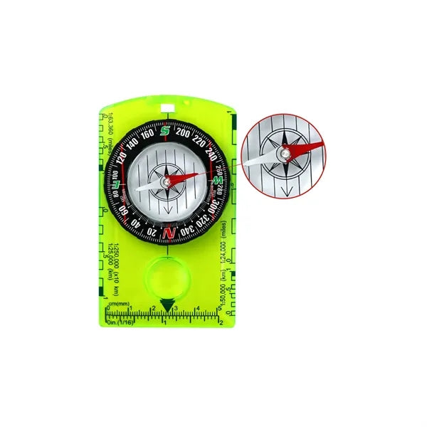 Multipurpose Outdoor Compass with Measuring Scales