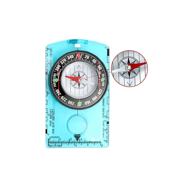 Multipurpose Outdoor Compass with Measuring Scales