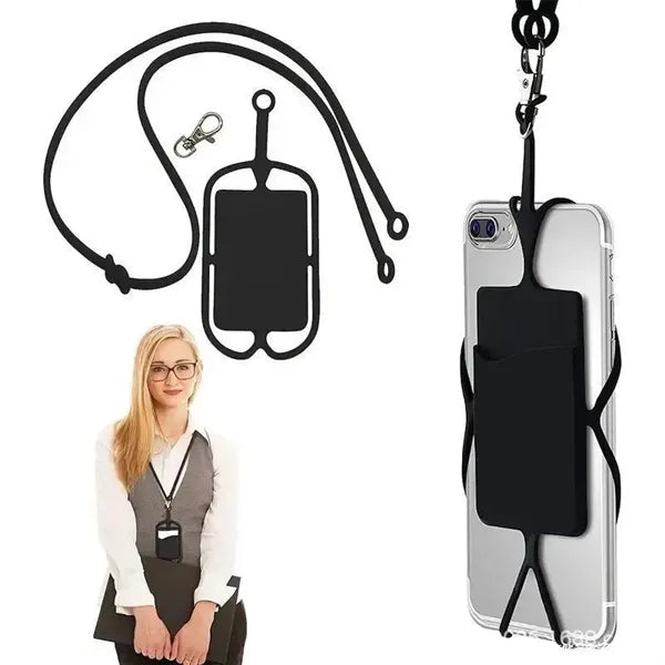 Silicone Lanyard Phone Holder