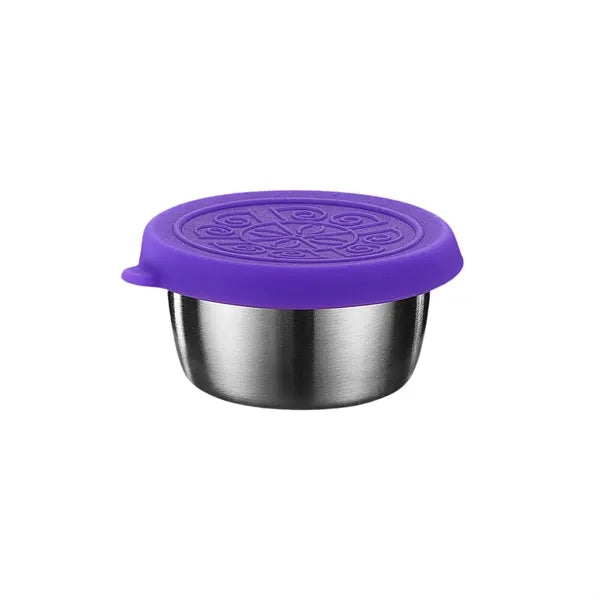 6x1.4 oz Stainless Steel Salad Container