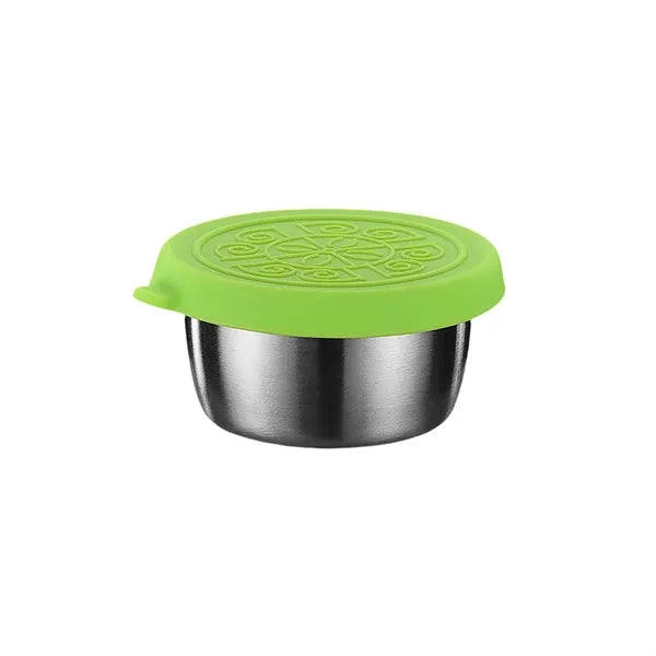 6x1.4 oz Stainless Steel Salad Container