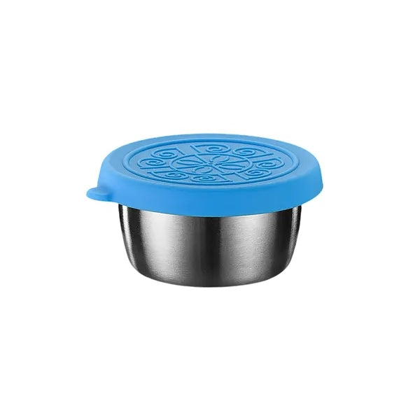 6x1.4 oz Stainless Steel Salad Container