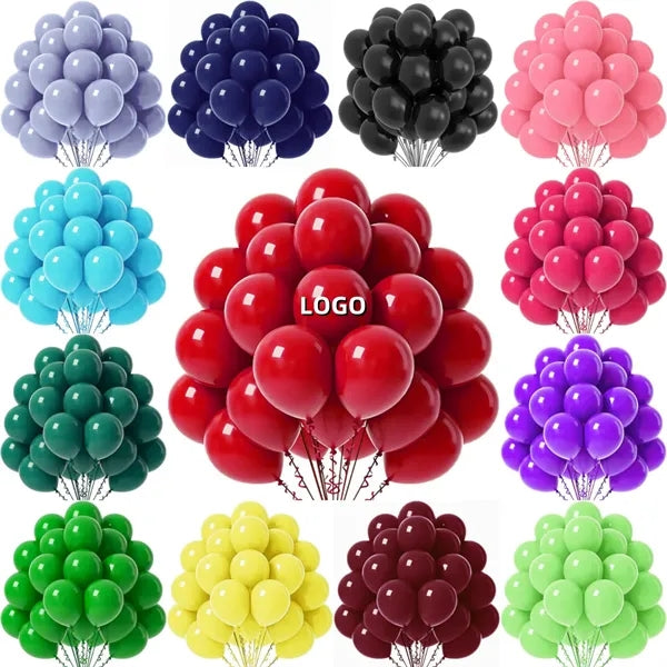 Solid-Color Latex Balloons