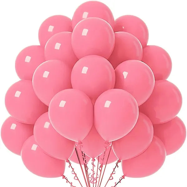 Solid-Color Latex Balloons