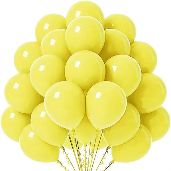 Solid-Color Latex Balloons