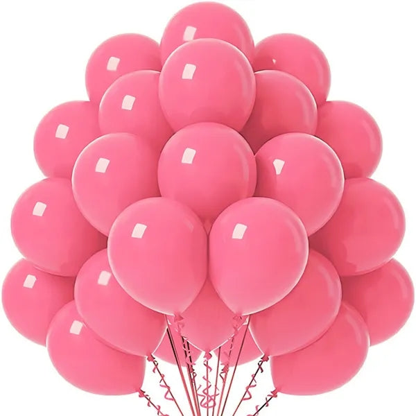 Solid-Color Latex Balloons