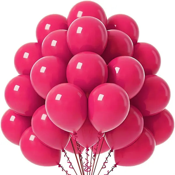 Solid-Color Latex Balloons