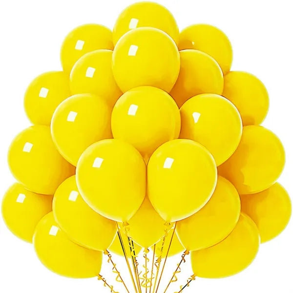 Solid-Color Latex Balloons
