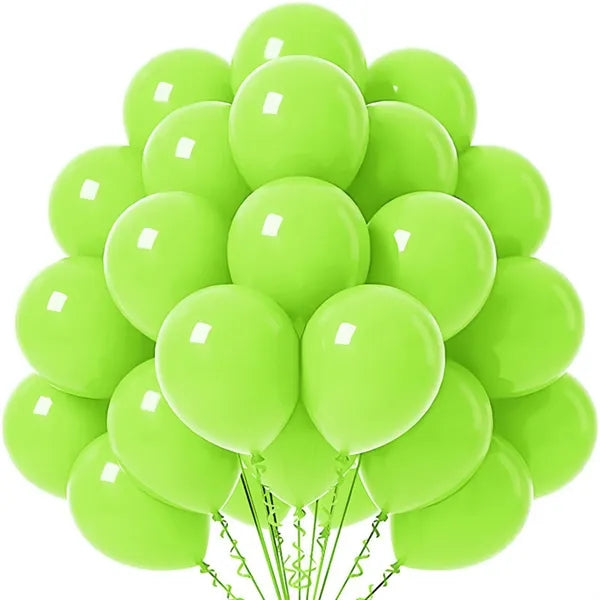 Solid-Color Latex Balloons