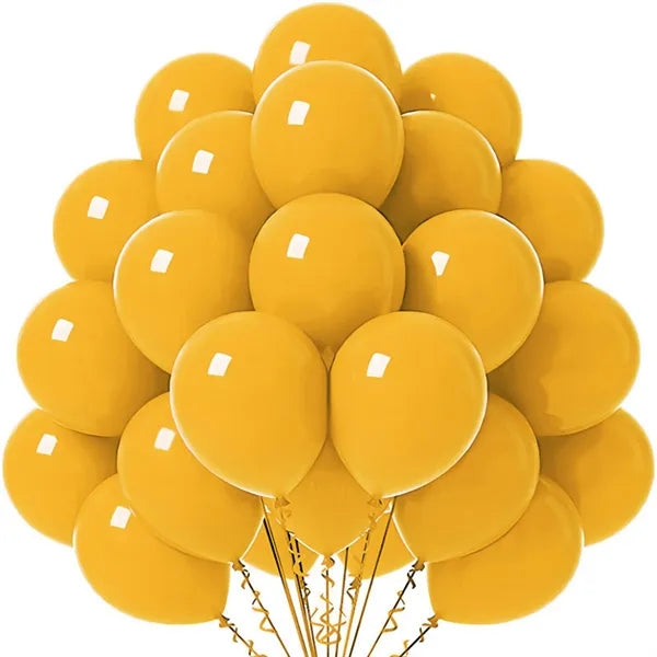 Solid-Color Latex Balloons
