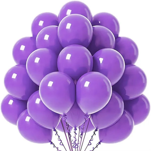 Solid-Color Latex Balloons