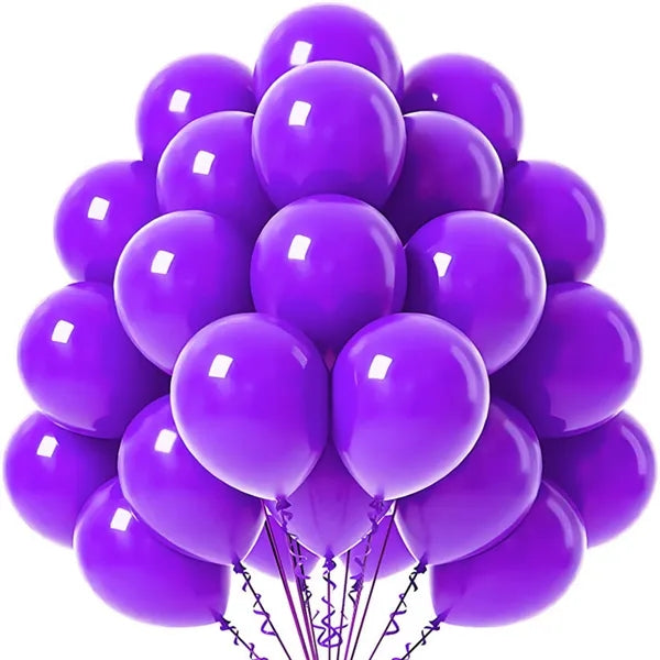 Solid-Color Latex Balloons