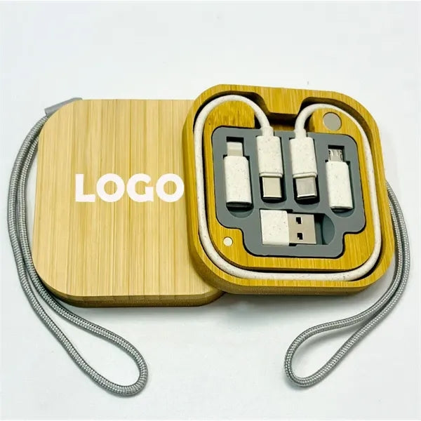 Bamboo Multi USB Charging Adapter Cable Kit