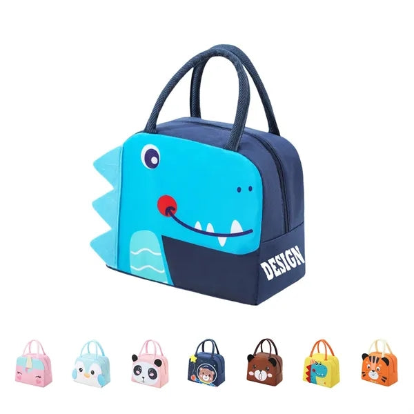 Cartoon Kids School Insulated Lunch Bag Free Shipping