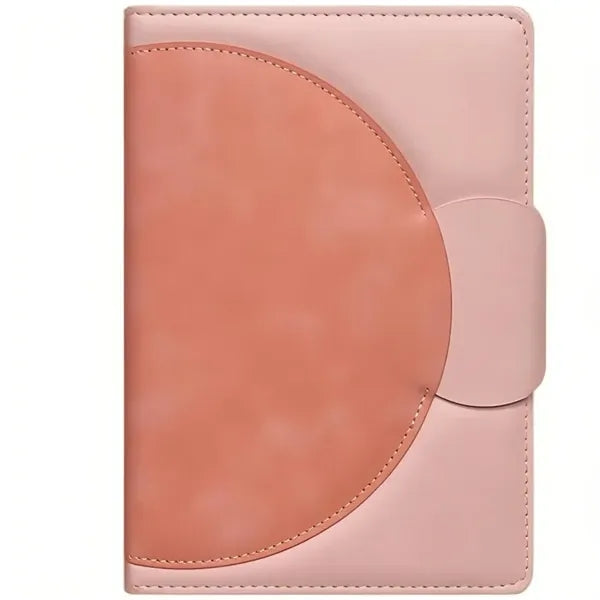 Premium Leather Notebook with shell - shaped buckle
