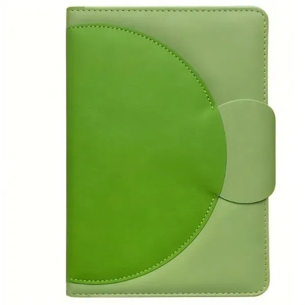 Premium Leather Notebook with shell - shaped buckle