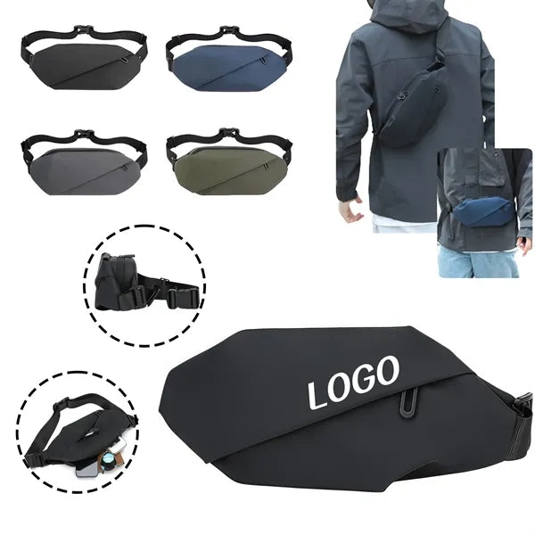 Casual Fanny Pack Chest Bag Waist Zipper Holder