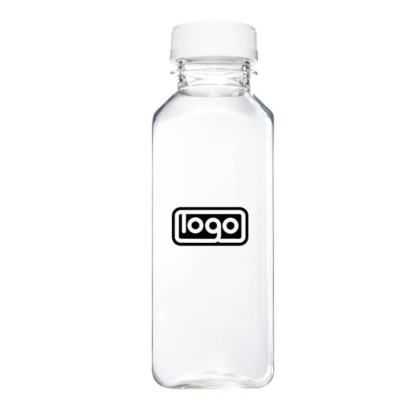 12oz Clear Plastic Beverage Bottle w/ Cap
