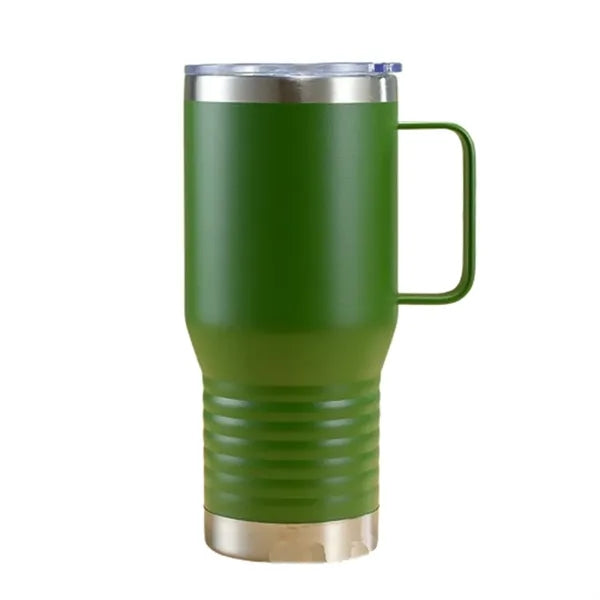20oz Double Wall Stainless Steel Insulated Tumbler w/ Handle