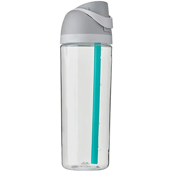 26oz Plastic Sports Straw Water Bottle w/ Carry Loop