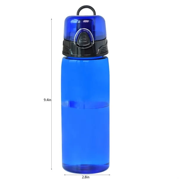 25oz Lockable Lid BPA Free Sport Water Bottle