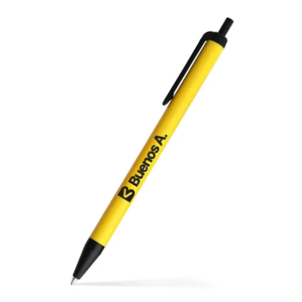 Amber Stick Click Pen