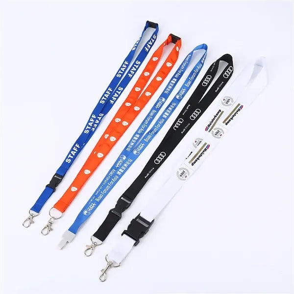 Buckle Release Polyester Lanyard
