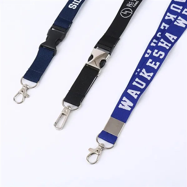 Buckle Release Polyester Lanyard