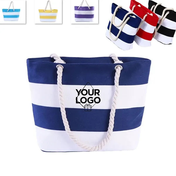 Summer Beach bags Stripe Tote for Women