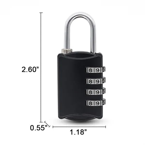 4-Digit Combination Padlock - Secure & Durable