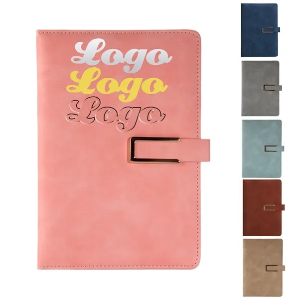 A5 Leather Journal with Buckle Closure for Office Gifts