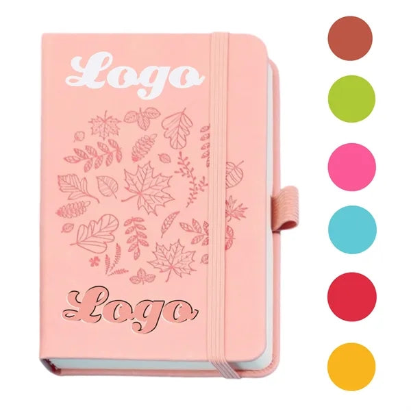 A6 Leather Notebooks with Embossing and Hot Foil