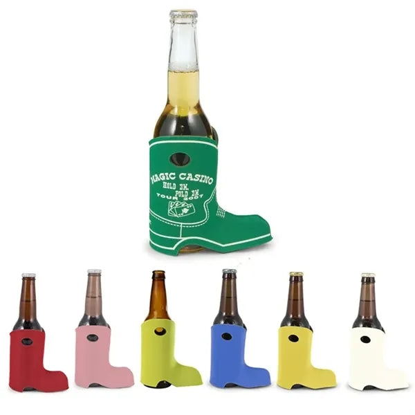 Boot Shape Neoprene Beer Bottle Can Holder