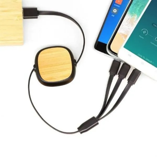 Sustainable Three in One Charging Cable