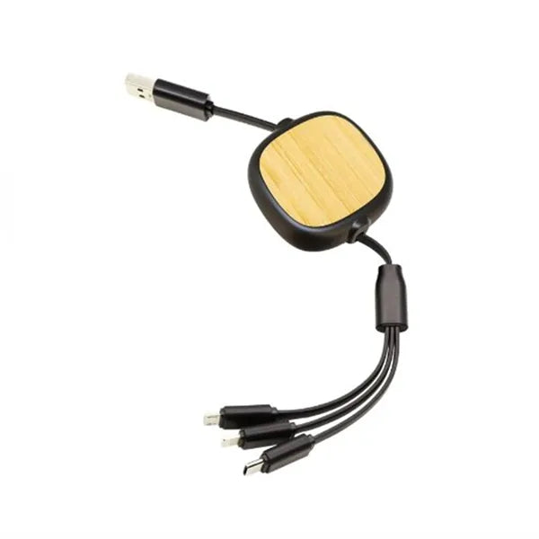 Sustainable Three in One Charging Cable