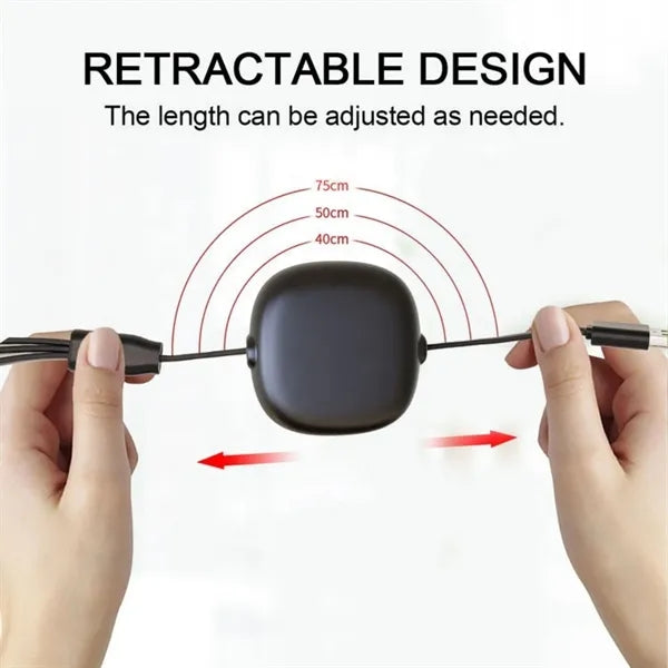 Sustainable Three in One Charging Cable