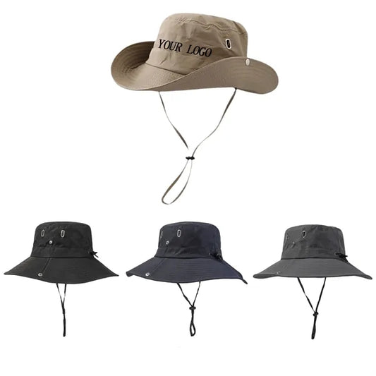 Foldable Wide Brim Sun Hat for Outdoor Hiking & Fishing