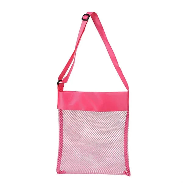 Kids Shell Toy Collection Beach Mesh Bag