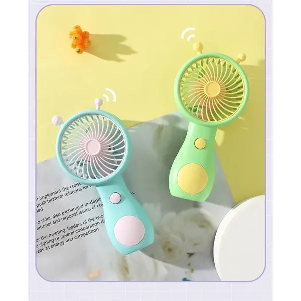 Handheld Fan 5x2.5" Portable USB Rechargeable Mini