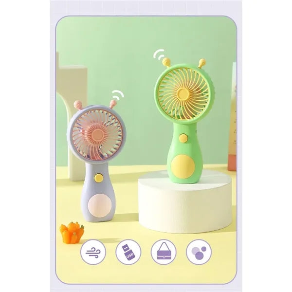 Handheld Fan 5x2.5" Portable USB Rechargeable Mini