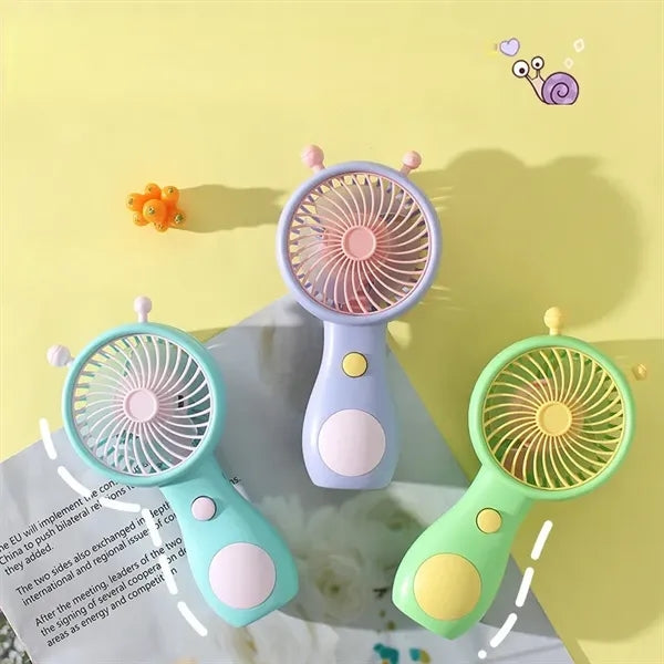 Handheld Fan 5x2.5" Portable USB Rechargeable Mini