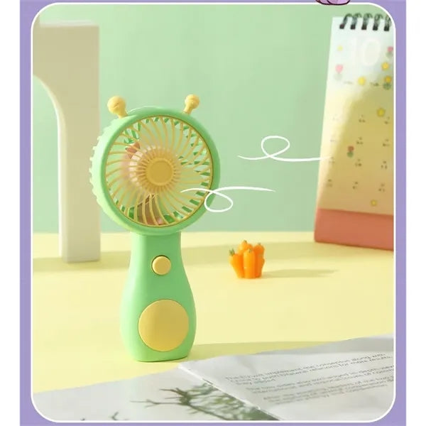 Handheld Fan 5x2.5" Portable USB Rechargeable Mini