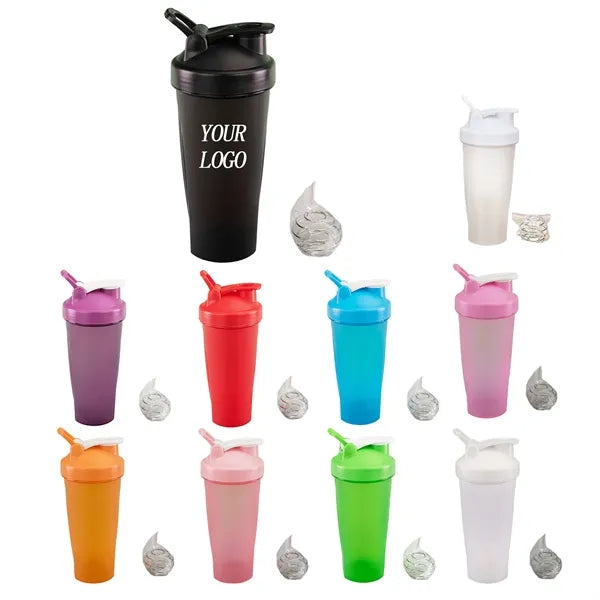 Shaker Bottle with Hidden Loop & Dual Mixer System
