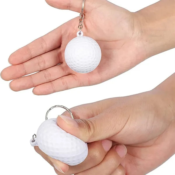 PU Ball Keychain Backpack Pendant