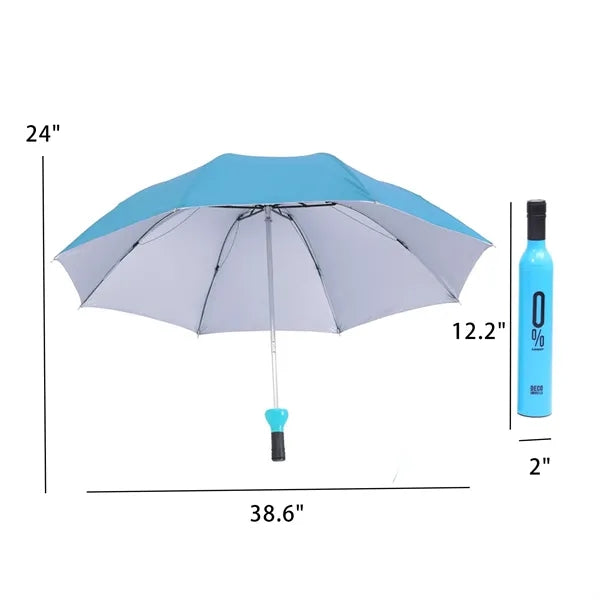 Creative Wine Bottle Shaped Umbrella