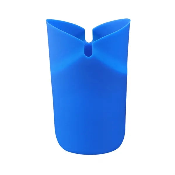 Collapsible Popcorn Container Silicone Snack Bucket