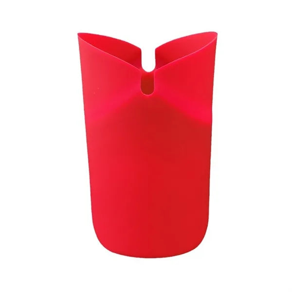 Collapsible Popcorn Container Silicone Snack Bucket