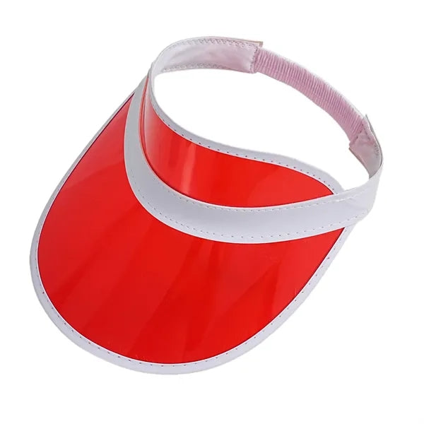 Lightweight UV-Protective PVC Sun Visor Hat